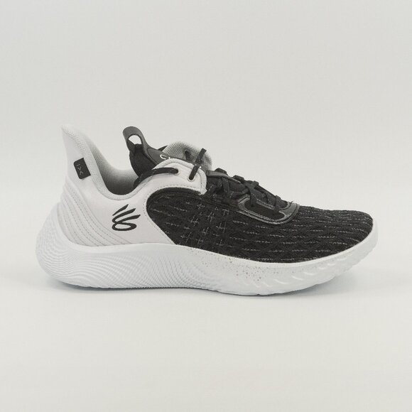 Under Armour Men\'s Curry Flow 9 Team \'White Black\' 3025631-103 size 13